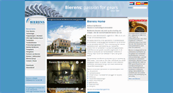 Desktop Screenshot of bierens.com